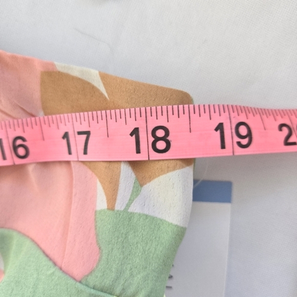 SANCTUARY 60s Retro Floral Smocked Back Spaghetti Strap Tiered Maxi Dress Size L - Picture 11 of 14